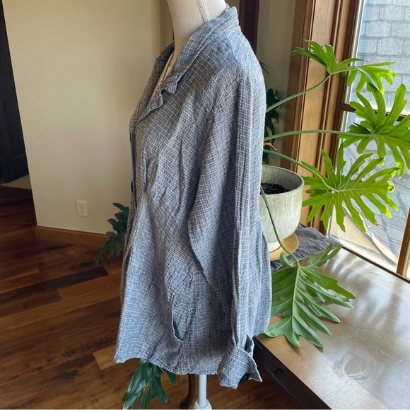 Vintage Flax Linen Topper Jacket - Picture 2 of 12